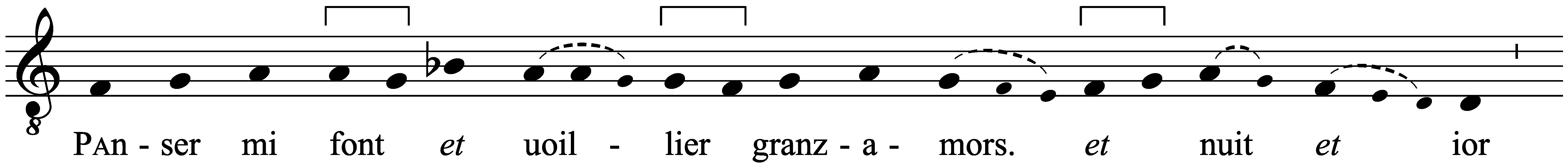 Work musical notation